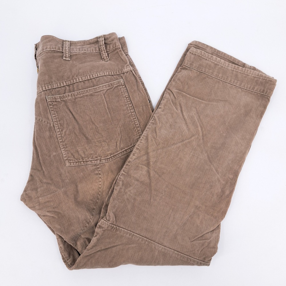 G-Star Raw Elwood 5620 Corduroy Pants Mens 34x32 Tan Brown 3D Straight